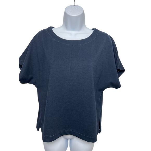 Max Studio London Relaxed tee navy blue Size Small - Picture 1 of 6